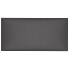 OMAXI Nástěnné panely 12 ks šedé 60 x 30 cm umělá kůže 2,16 m² 019626