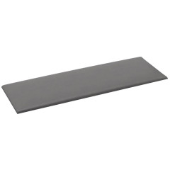 OMAXI Nástěnné panely 12 ks šedé 90 x 30 cm umělá kůže 3,24 m² 074885