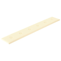 OMAXI Nástěnné panely 12 ks krémové 90 x 15 cm umělá kůže 1,62 m² 075707