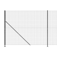 OMAXI Drátěný plot s přírubami antracitový 2 x 25 m 780432