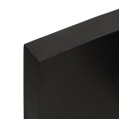 OMAXI Koupelnová deska tmavě hnědá 140x60x(2-6) cm ošetřený masiv 834234