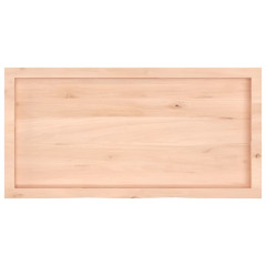 OMAXI Koupelnová deska 100x50x(2-6) cm neošetřené masivní dřevo 832124