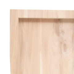 OMAXI Koupelnová deska 100x50x(2-6) cm neošetřené masivní dřevo 832124