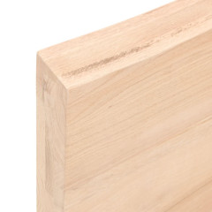 OMAXI Koupelnová deska 100x50x(2-6) cm neošetřené masivní dřevo 832124