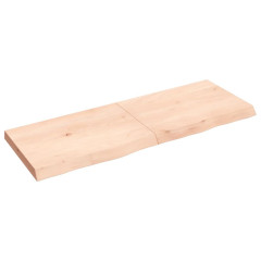 OMAXI Koupelnová deska 140x50x(2-6) cm neošetřené masivní dřevo 832292