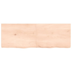 OMAXI Koupelnová deska 140x50x(2-6) cm neošetřené masivní dřevo 832292