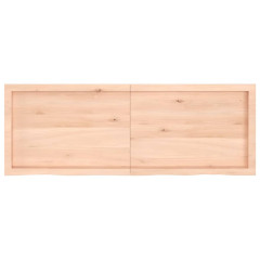 OMAXI Koupelnová deska 140x50x(2-6) cm neošetřené masivní dřevo 832292