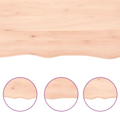 OMAXI Koupelnová deska 140x50x(2-6) cm neošetřené masivní dřevo 832292