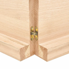 OMAXI Koupelnová deska 140x50x(2-6) cm neošetřené masivní dřevo 832292