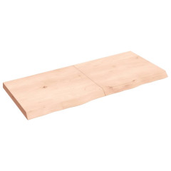 OMAXI Koupelnová deska 140x60x(2-6) cm neošetřené masivní dřevo 832315