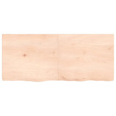 OMAXI Koupelnová deska 140x60x(2-6) cm neošetřené masivní dřevo 832315