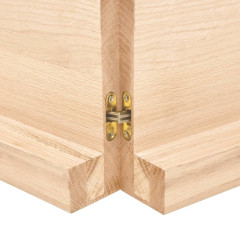 OMAXI Koupelnová deska 140x60x(2-6) cm neošetřené masivní dřevo 832315