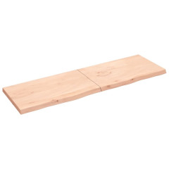 OMAXI Koupelnová deska 200x60x(2-6) cm neošetřené masivní dřevo 832551