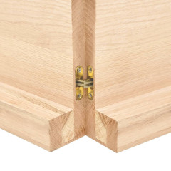 OMAXI Koupelnová deska 200x60x(2-6) cm neošetřené masivní dřevo 832551