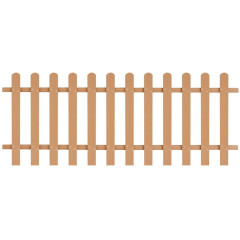 OMAXI Laťkový plot WPC 200 x 80 cm 568506