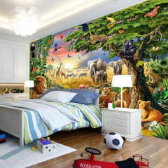 3D Tapeta Dřevěná kajuta (2)
