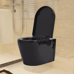 OMAXI Závěsné WC keramické černé 531340