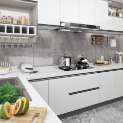 OMAXI Samolepící tapety na nábytek 2 ks bílé 500 x 90 cm PVC 227671