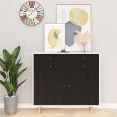 OMAXI Samolepicí tapeta na nábytek tmavé dřevo 500 x 90 cm PVC 804750