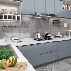 OMAXI Samolepící tapeta na nábytek šedá 500 x 90 cm PVC 804835