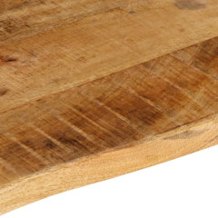 OMAXI Stolní deska 70x60x2,5 cm živá hrana hrubé mangovníkové dřevo 090828