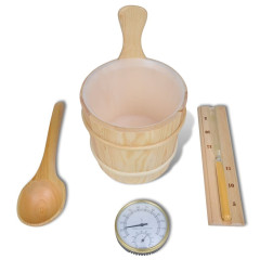 OMAXI 5dílný set příslušenství do sauny 867388
