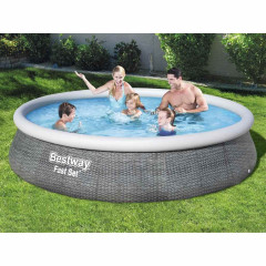 Bestway Fast Set Nafukovací bazénový set s čerpadlem 396 x 84 cm 968323