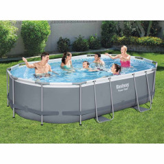 Bestway Power Steel Bazénový set oválný 488 x 305 x 107 cm 987126