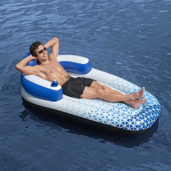 Bestway Nafukovací lehátko Hydro-Force 183 x 97 cm modré 309827