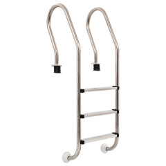 OMAXI Bazénové schůdky 3 stupně nerezová ocel 304 120 cm 719151