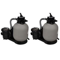 OMAXI Písková filtrační čerpadla 2 ks 600 W 17 000 l/h 695501