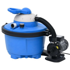 OMAXI Písková filtrace modro-černá 385 x 620 x 432 mm 200 W 25 l 167151