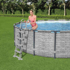 Bestway Bezpečnostní schůdky 4 stupně Flowclear 122 cm 311301