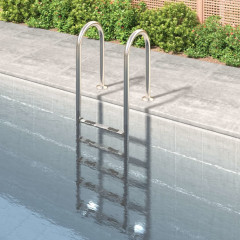 OMAXI Bazénový žebřík 54 x 38 x 211 cm nerezová ocel 304 880814