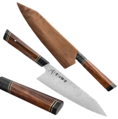 HEZHEN Profesionální kuchařský nůž  Damašková ocel 110 vrstev