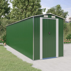 OMAXI Zahradní kůlna zelená 192 x 689 x 223 cm pozinkovaná ocel 581930
