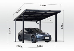 Dvojité parkovací místo Solar Carport (5)